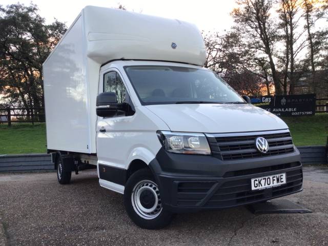 Volkswagen Crafter 2.0 TDI 140PS Startline Chassis cab *Full service history* Luton Van Diesel White