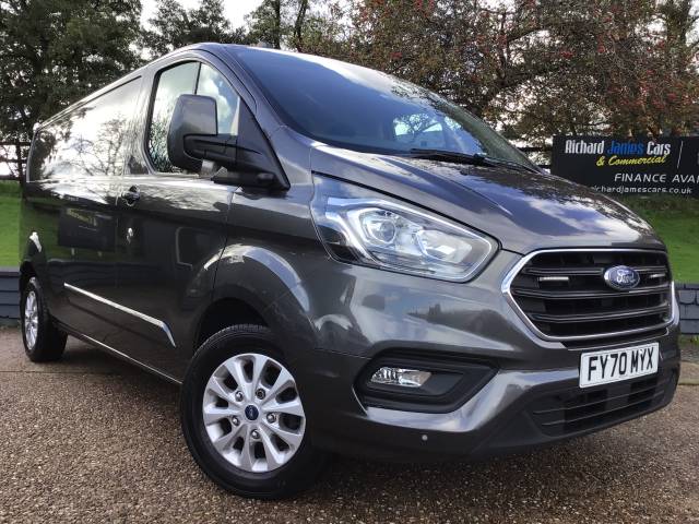 Ford Transit Custom 2.0 EcoBlue 130ps Low Roof Limited Van Auto *One owner from new / Full service history* Panel Van Diesel Grey